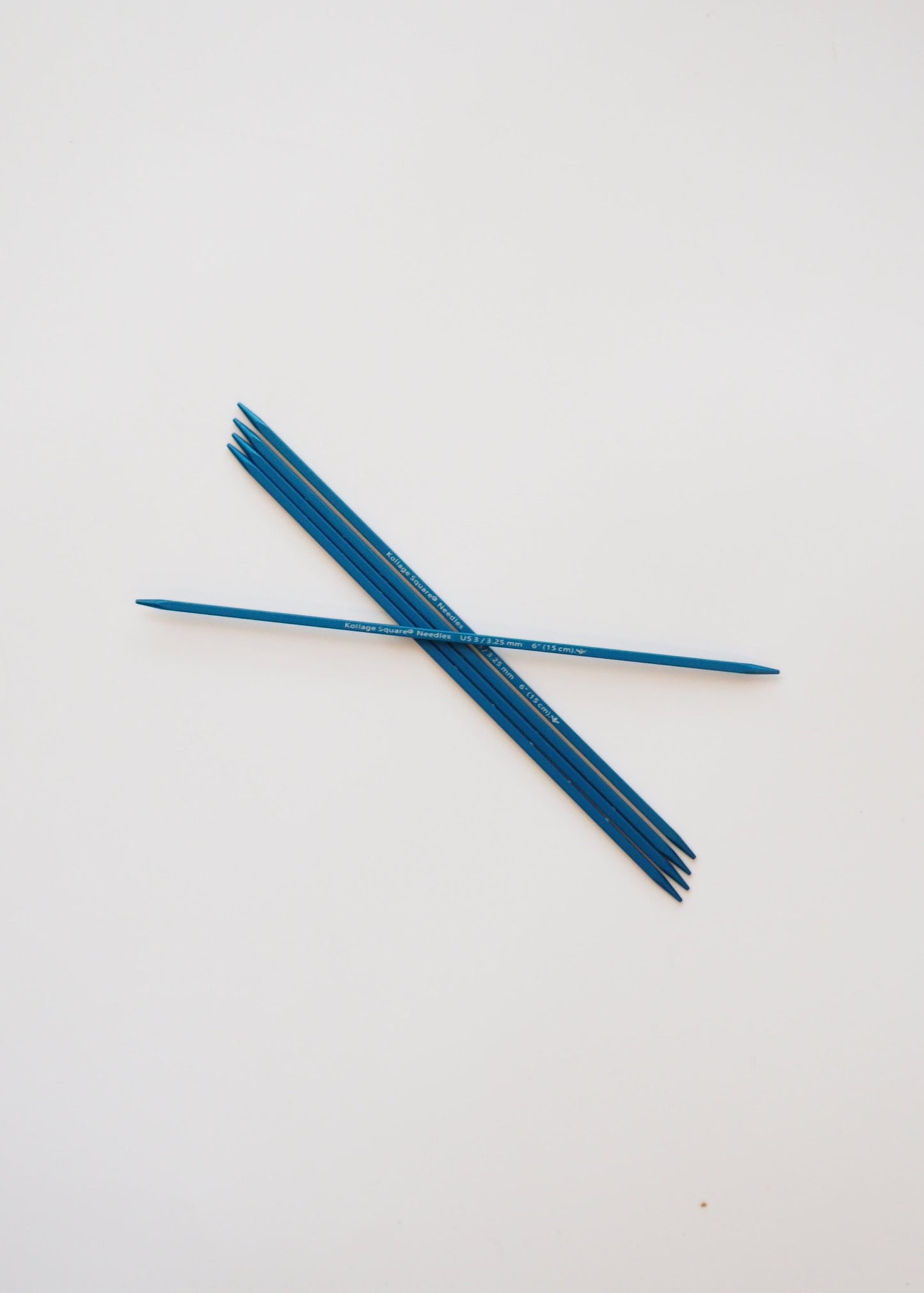 Kollage Square: Ergonomic 6" Double Pointed Needles