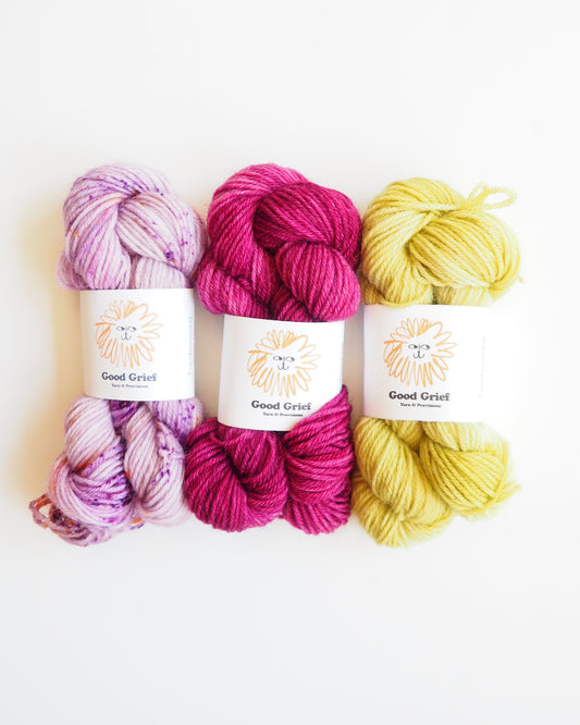 Good Grief Dye Studio: Fundamental Sock Minis