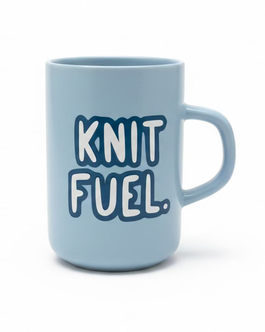 "KNIT FUEL" 17.6oz Extra Large Mug - Small Batch