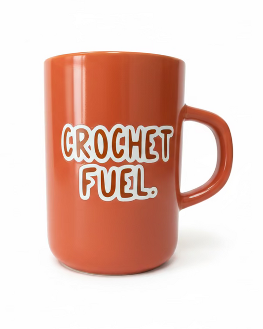 "CROCHET FUEL" 17.6oz Extra Large Mug - Small Batch