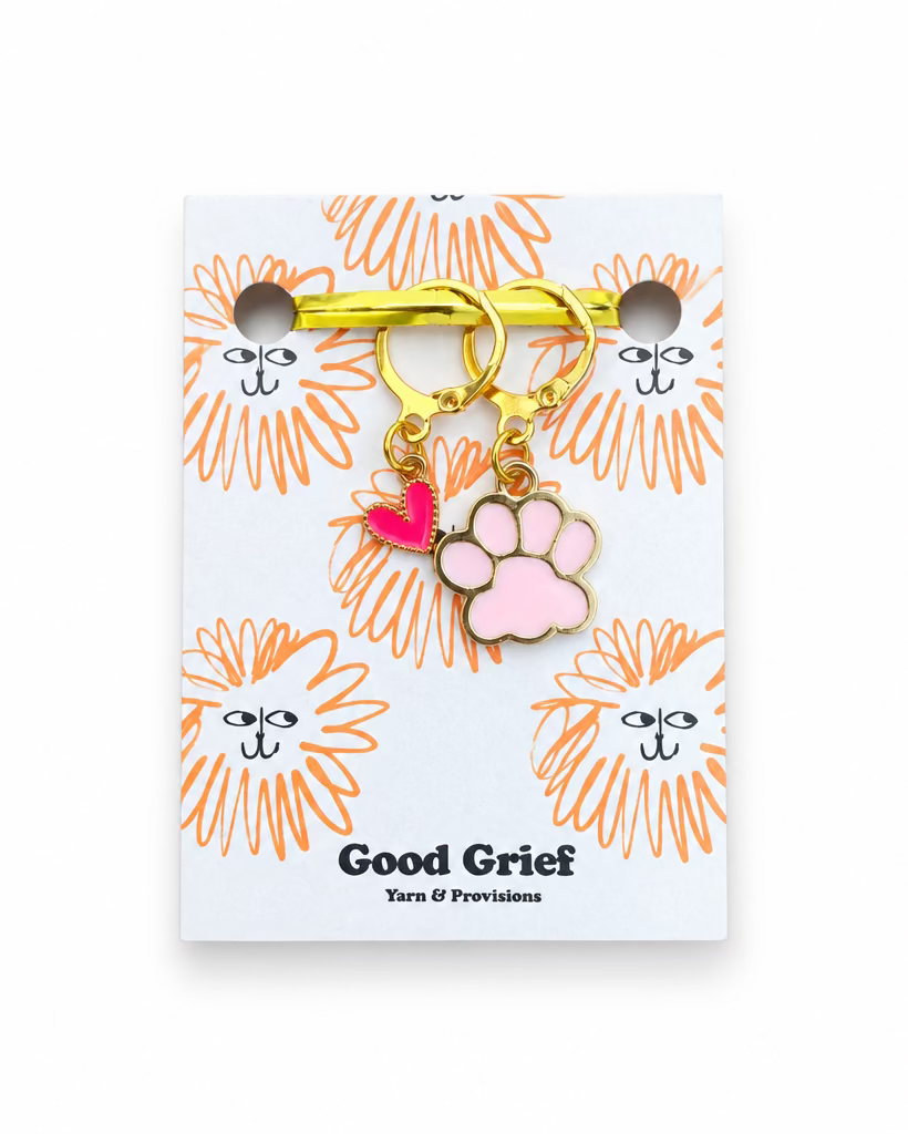 Good Grief Puppy Love Stitch Markers (Set of 2)