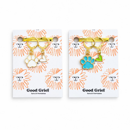 Good Grief Puppy Love Stitch Markers (Set of 2)