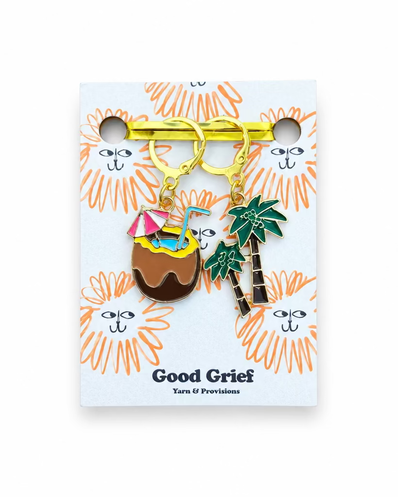 Good Grief Island Life Stitch Markers (Set of 2)