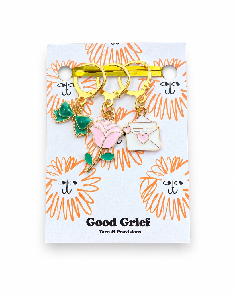 Love Letters Stitch Markers by Good Grief