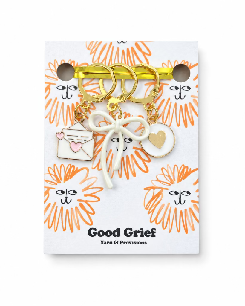 Love Letters Stitch Markers by Good Grief