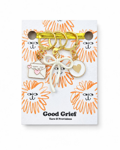 Love Letters Stitch Markers by Good Grief