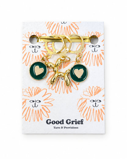 Poodle Balloon Animal Stitch Markers by Good Grief