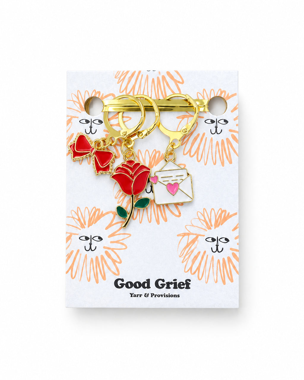 Love Letters Stitch Markers by Good Grief