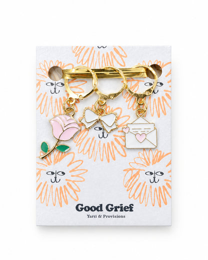 Love Letters Stitch Markers by Good Grief