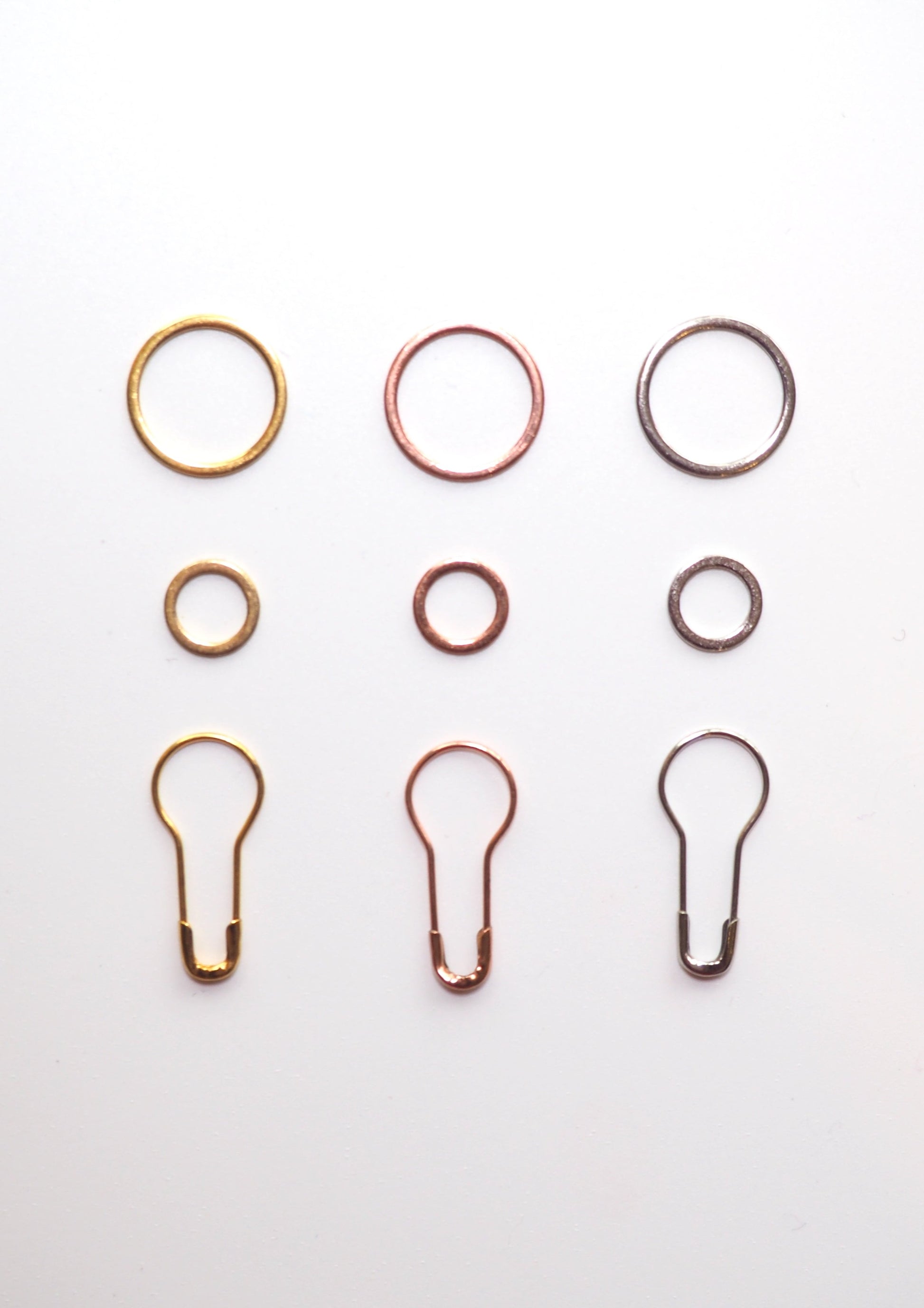 Precious Metal Stitch Markers from CocoKnits
