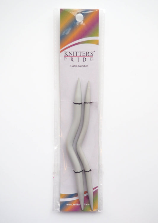 Knitter's Pride: Juego de 2 agujas trenzadas de aluminio: EE. UU. 10 (6 mm) y EE. UU. 11 (8 mm)