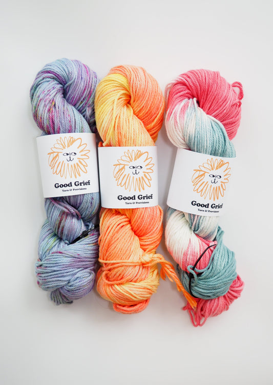 Good Grief Dye Studio: Cotton Worsted *25% OFF*