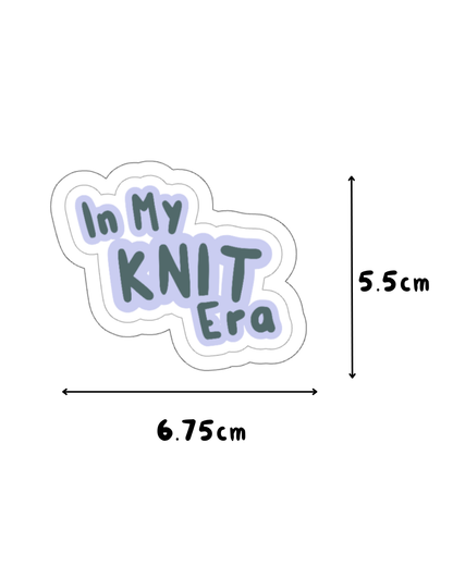 Good Grief "In My Knit Era" Sticker
