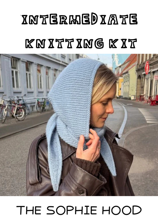 Petit Knit: Sophie Hood - DIY Knitting Kit - Cascade Pacific