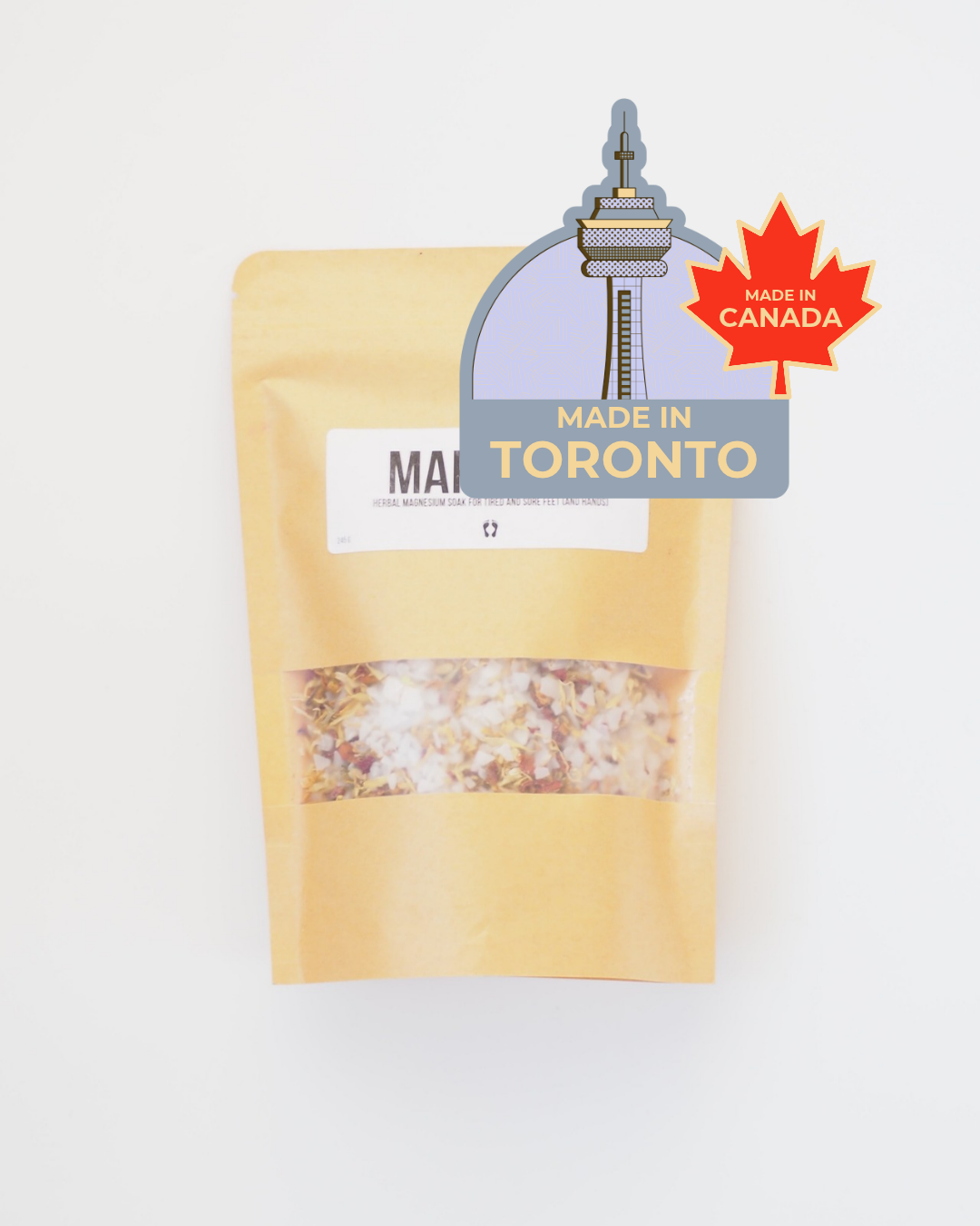 Do Not Eat: Herbal Magnesium Soak for Tired and Sore Feet (and Hands)