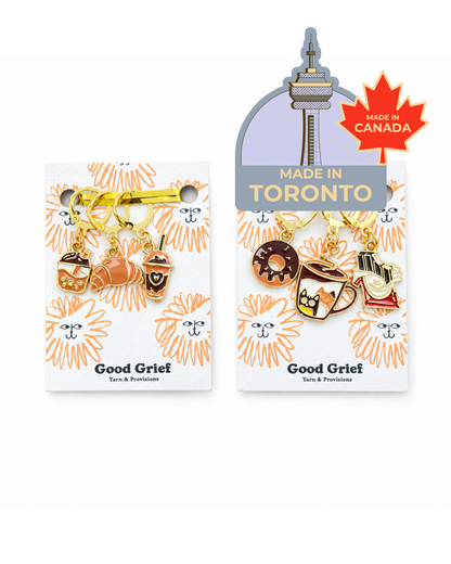 Good Grief Sweet Tooth Theme Stitch Markers (Set of 3)