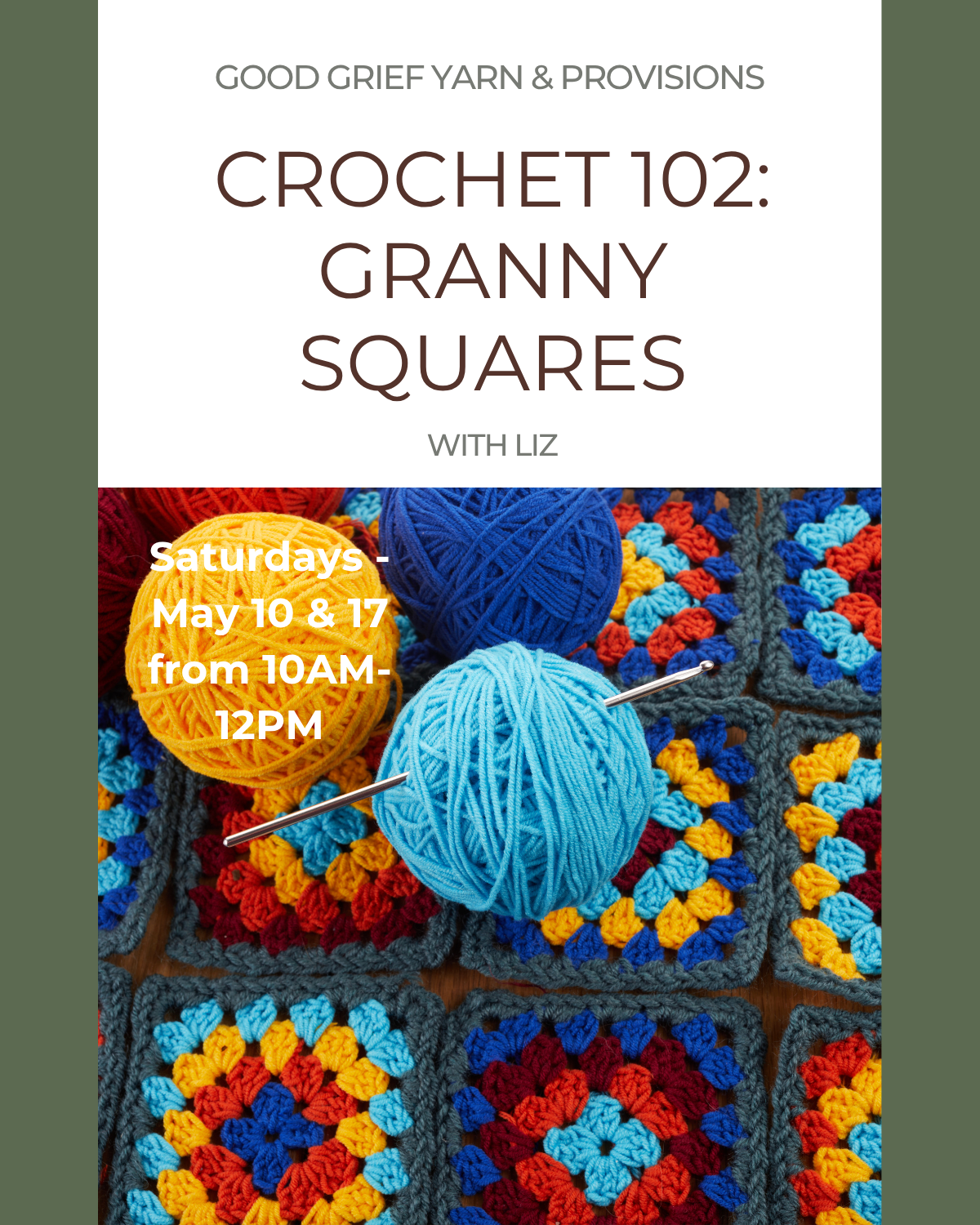Crochet 102: The Classic Granny Square