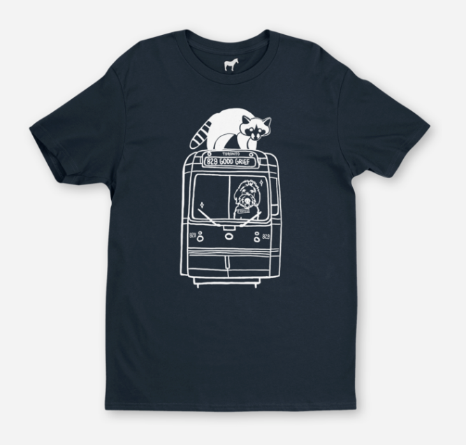 Good Grief T-Shirt: Frankie Rides the TTC