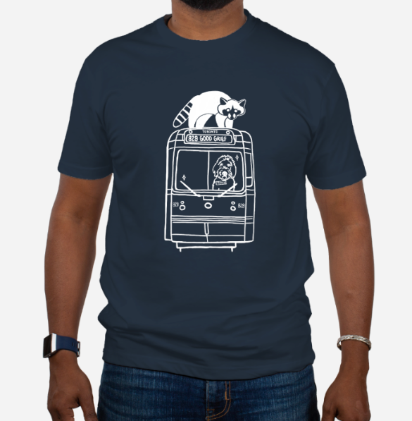 Good Grief T-Shirt: Frankie Rides the TTC