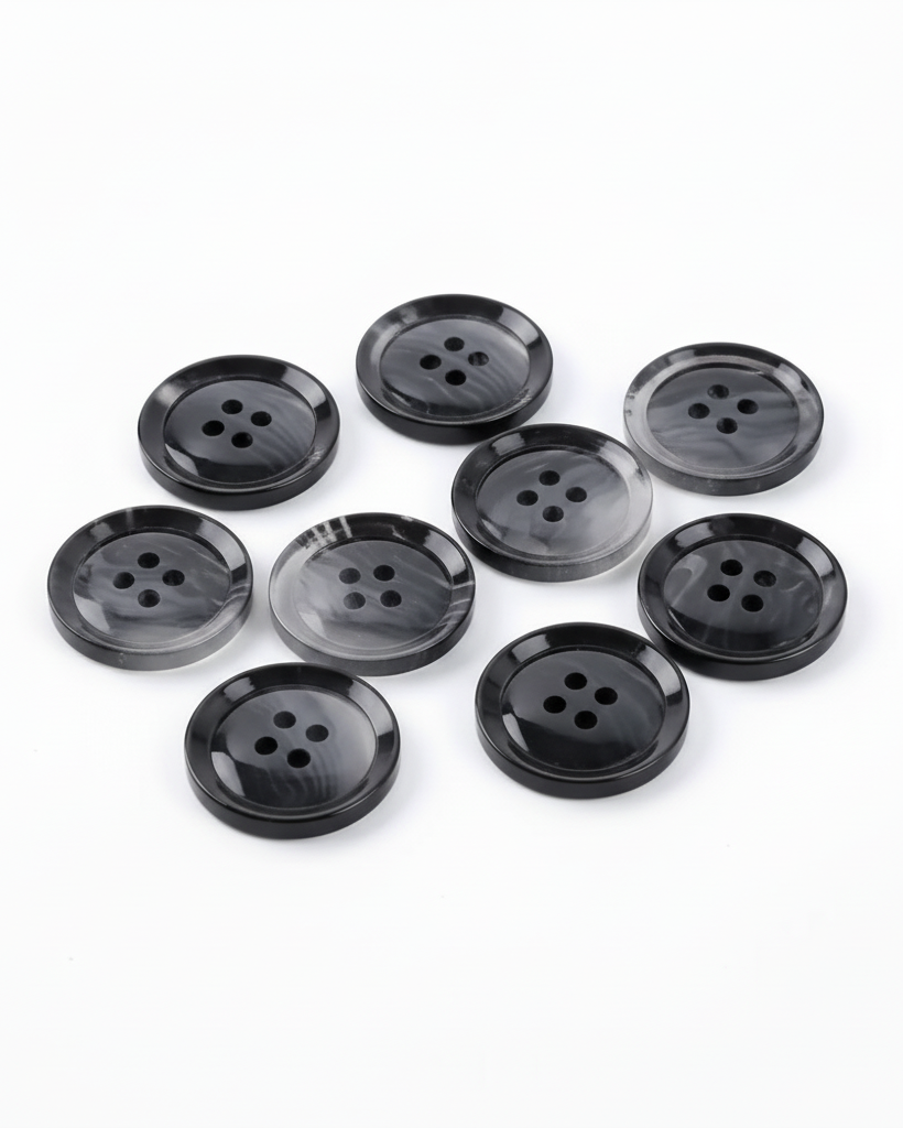 Watercolour-Style Translucent Resin Buttons