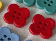 Resin Flower Button - 15mm