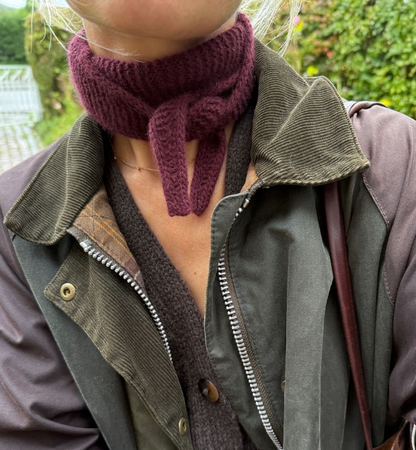 Petit Knit: Sophie Scarf - DIY Knitting Kit - Sandnes Garn Cashmere