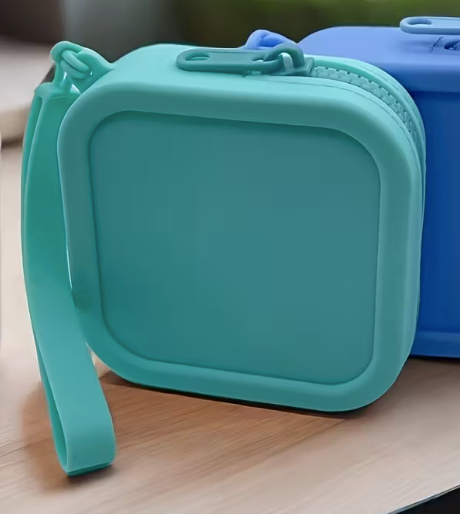GG Silicone Zipper Notion Pouch  with Handle