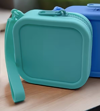 GG Silicone Zipper Notion Pouch  with Handle