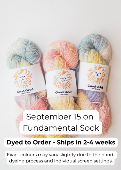 Good Grief Dye Studio: Fundamental Sock