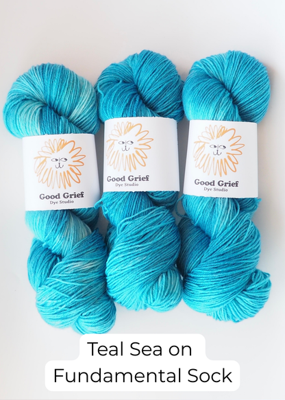 Good Grief Custom Dyes: Fundamental Sock