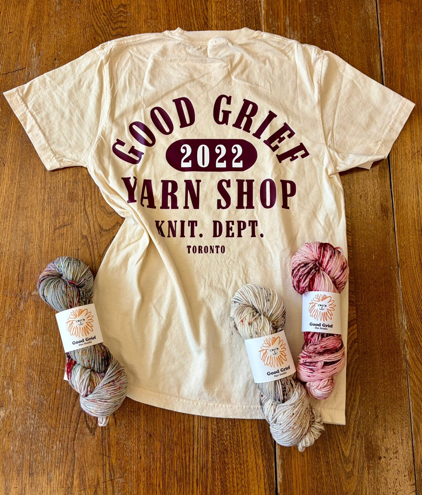 Good Grief: Adult T-Shirt - Cream