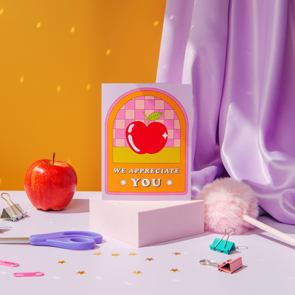 We Appreciate You | Teacher Card