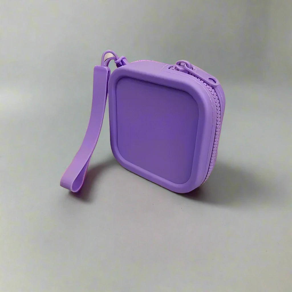 GG Silicone Zipper Notion Pouch  with Handle