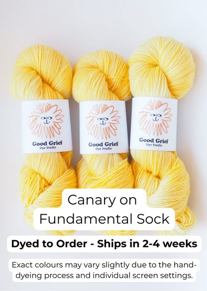 Good Grief Dye Studio: Fundamental Sock