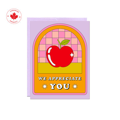 We Appreciate You | Teacher Card