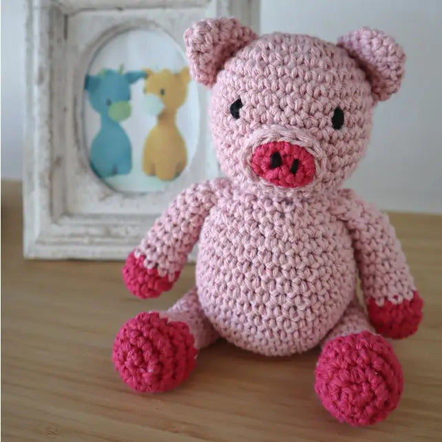 Hoooked: Maggie the Piglet- DIY Crochet Kit