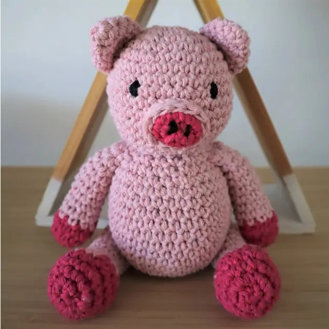 Hoooked: Maggie the Piglet- DIY Crochet Kit