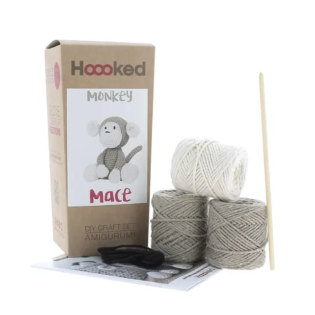 Hoooked: Mace the Monkey - DIY Crochet Kit