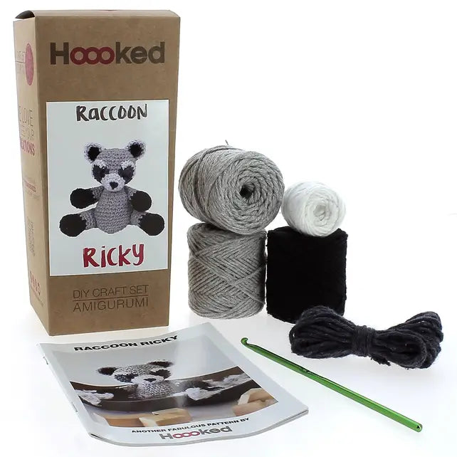 Hoooked: Ricky the Raccoon - DIY Crochet kit