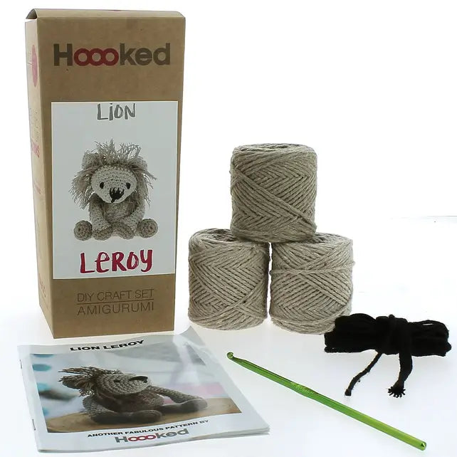 Hoooked: Leroy the Lion - DIY Crochet Kit