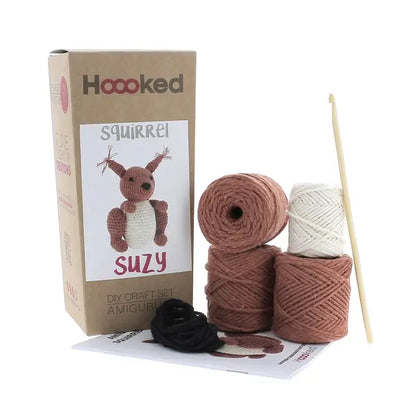 Hoooked: Suzy the Squirrel - DIY Crochet Kit