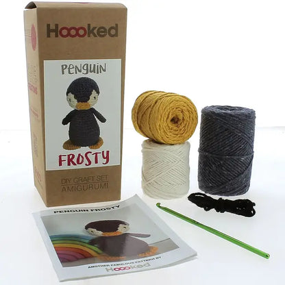 Hoooked: Frosty the Penguin - DIY Crochet Kit