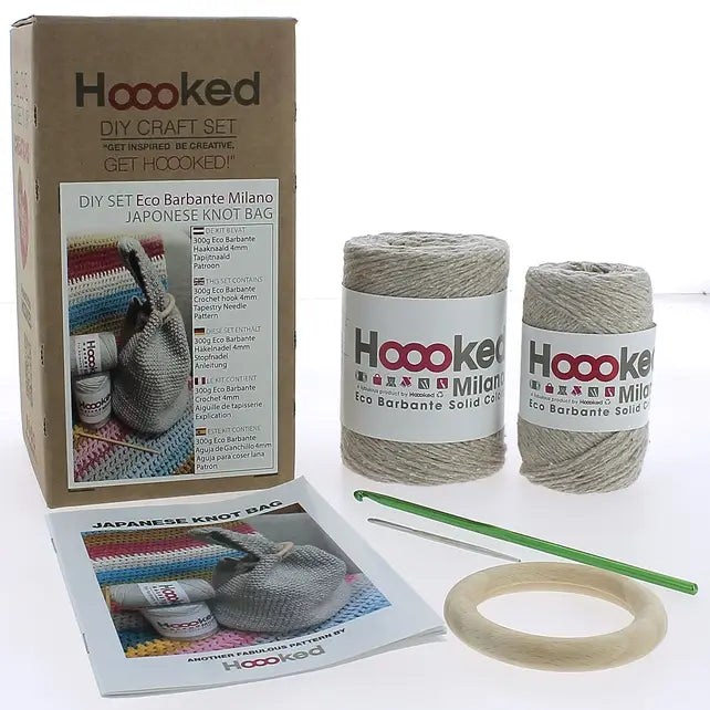 Hoooked: Japanese Knot Bag - DIY Crochet Kit