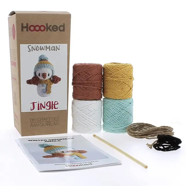 Hoooked: Jingle the Snowman - DIY Crochet Kit