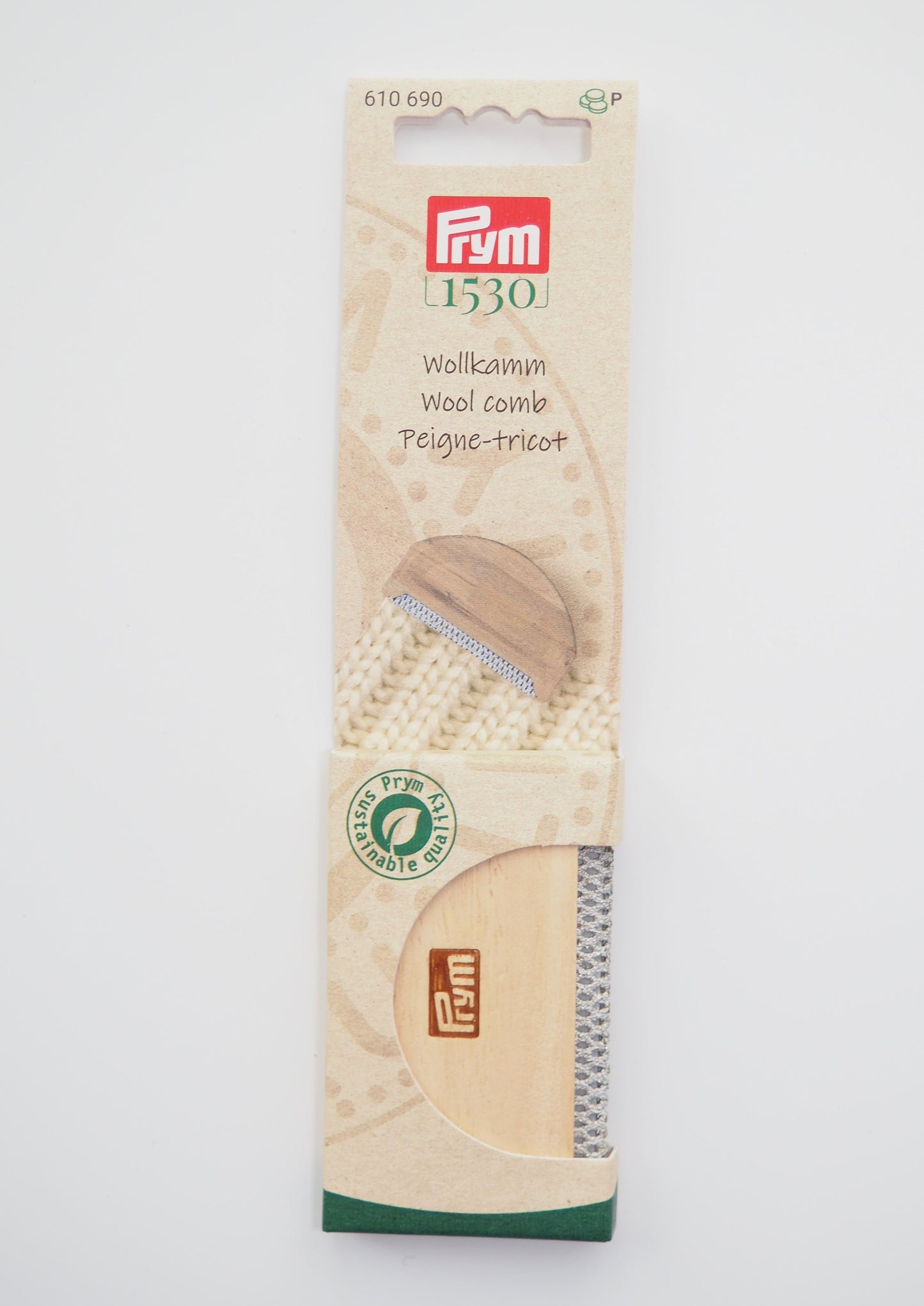 Prym Wooden Wool Comb
