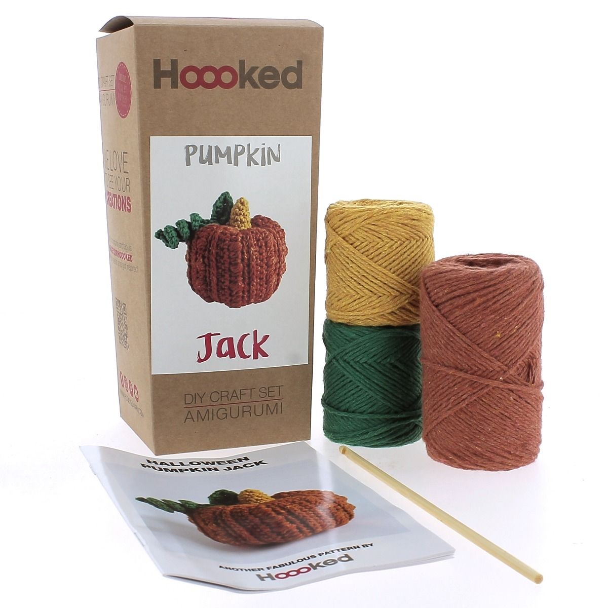 Hoooked: Jack the Pumpkin - DIY Crochet Kit