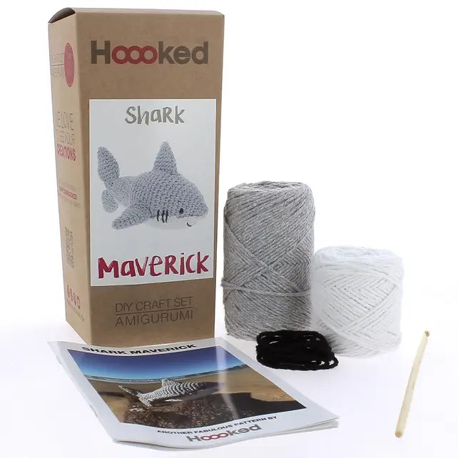 Hoooked: Maverick the Shark - DIY Crochet Kit