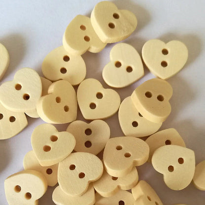 Wood Buttons (Fun Shapes)
