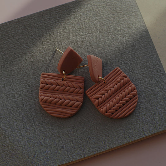 Clay Knit Earrings